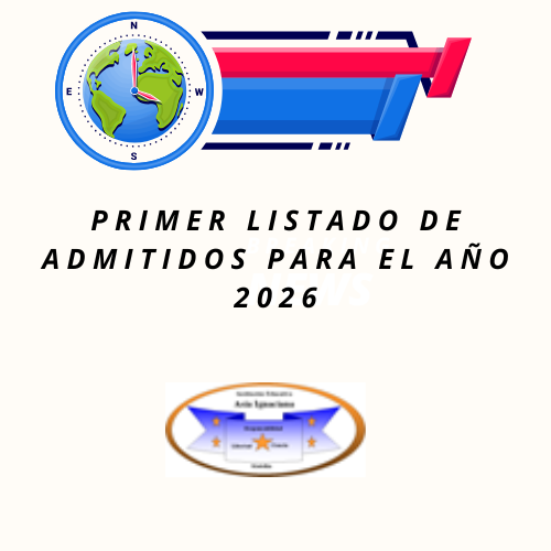 Primer listado de admitidos para el año 2026